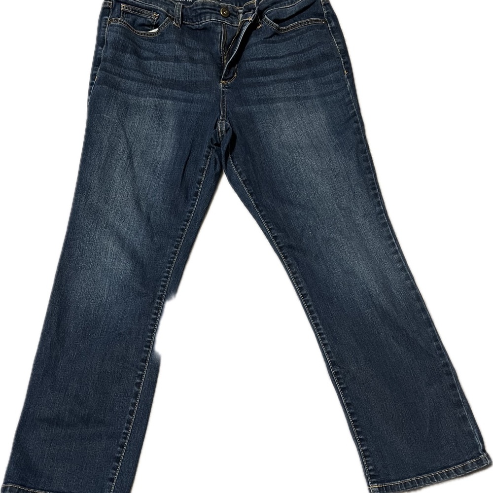 St. John’s Bay 12p straight legged jeans.